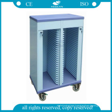 AG-CHT005 ABS material hospital patient case storage history trolley